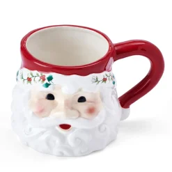 Winterberry® Santa Figural Mug