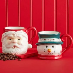 Winterberry® Santa Figural Mug