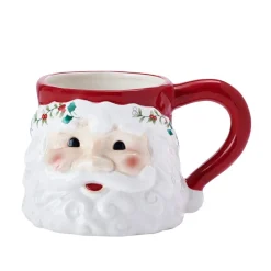 Winterberry® Santa Figural Mug