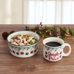 Winterberry® Sentiment Mug and Pet Bowl Set
