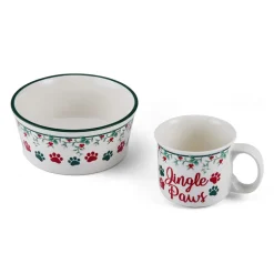 Winterberry® Sentiment Mug and Pet Bowl Set