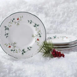 Winterberry® Set of 4 Appetizer Plates