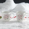 Winterberry® Set of 2 Baby Its Cold Outside and Let It Snow Mugs