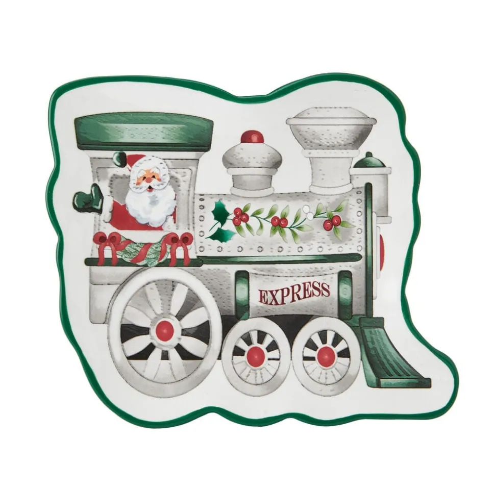 Winterberry® Set of 4 Figural Appetizer Dessert Plates