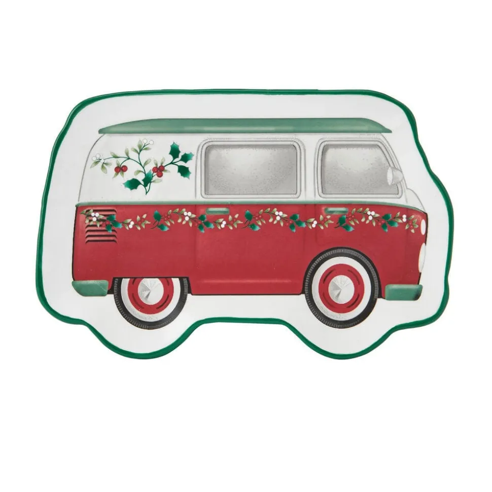 Winterberry® Set of 4 Figural Appetizer Dessert Plates