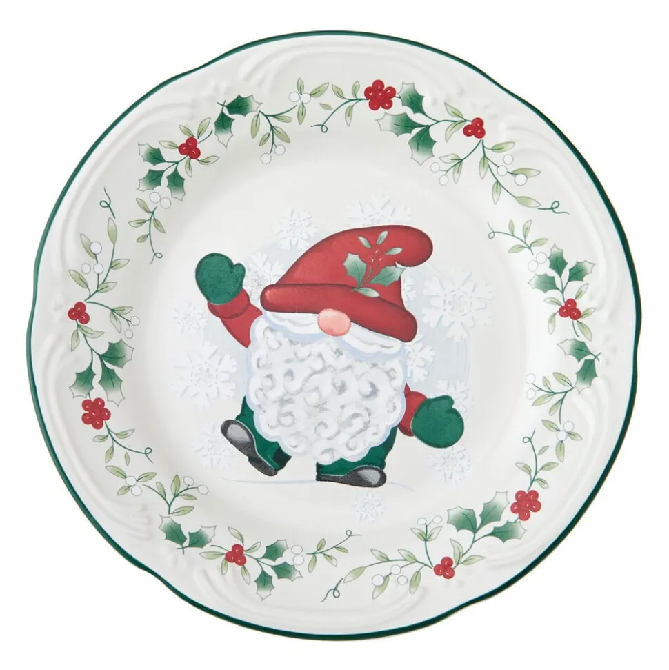 Winterberry® Set of 4 Gnome Salad Plates