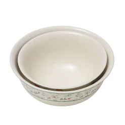 Winterberry® Set of 2 Holly Nesting Serving Bowls