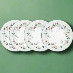 Winterberry® Set of 4 Luncheon Plates