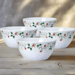 Winterberry® Set of 4 Outdoor Melamine Cereal Bowls