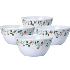 Winterberry® Set of 4 Outdoor Melamine Cereal Bowls