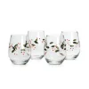 Winterberry® Set of 4 Stemless Wine Glasses