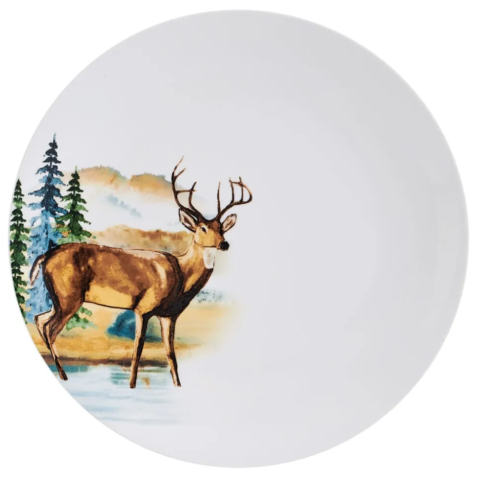 Woodland Animals 12 Piece Dinnerware Set, Service for 4
