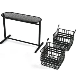 Wrapped Band 2 Tier Storage Basket