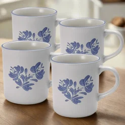Yorktowne Perfect Set of 4 Mugs