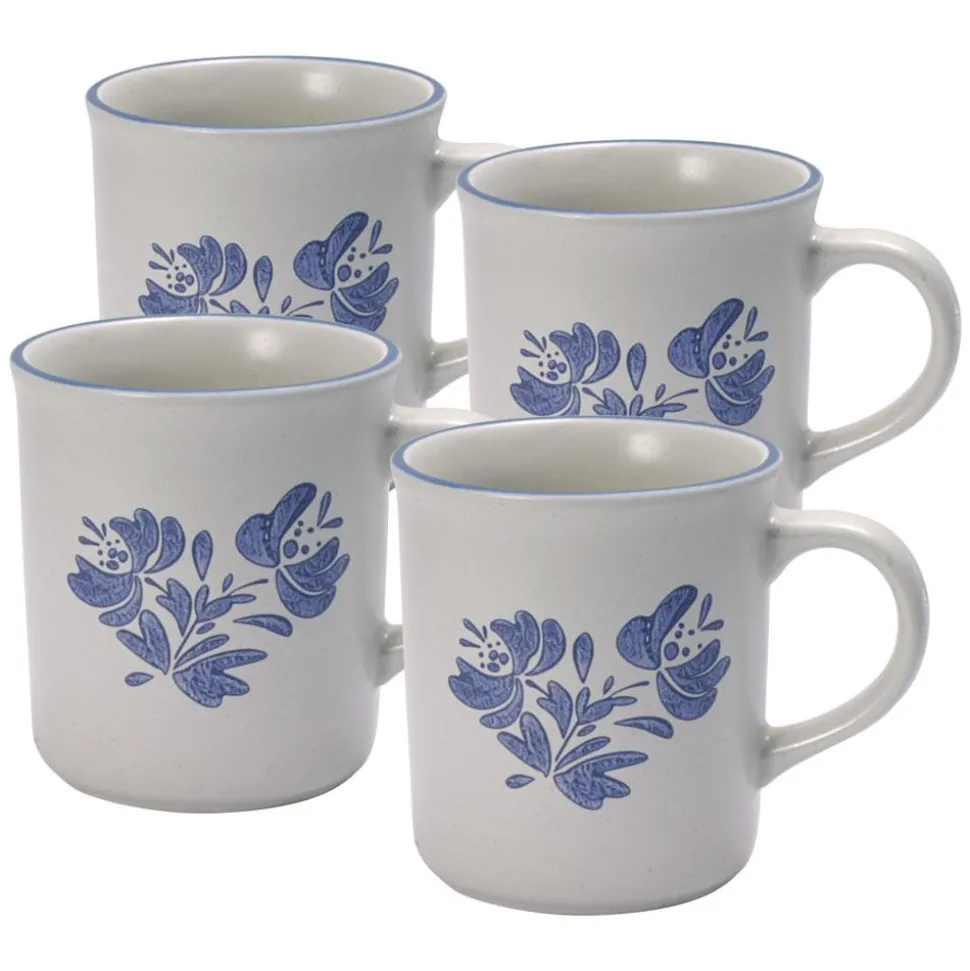 Yorktowne Perfect Set of 4 Mugs