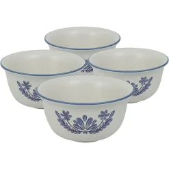Yorktowne Set of 4 Deep Soup Cereal Bowls
