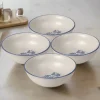 Yorktowne Set of 4 Soup Cereal Bowls